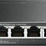 TP-LINK TL-SG1005LP v2 Unmanaged L2 PoE+ Switch με 4 Θύρες Gigabit (1Gbps) Ethernet
