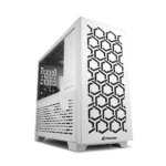 Sharkoon MS-Y1000 Gaming Midi Tower Κουτί Υπολογιστή με Πλαϊνό Παράθυρο Λευκό