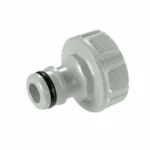 Gardena 18221-50 Ρακόρ Βρύσης και με Σπείρωμα 3/4" με Αρσενικό-Αρσενικό Σπείρωμα 26.5mm Γκρι