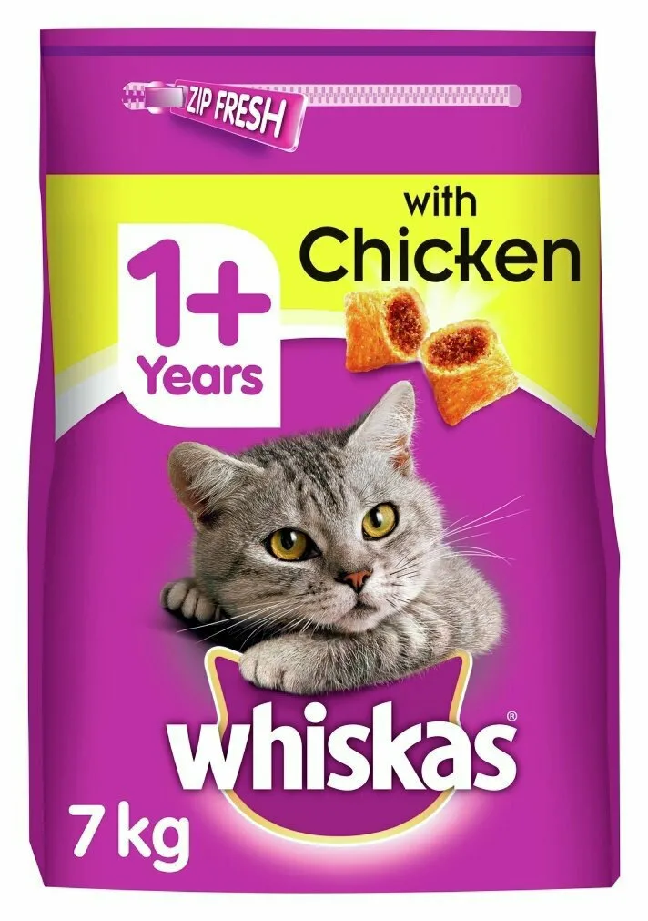 20220314120057_whiskas_1_xira_trofi_gia_enilikes_gates_me_kotopoulo_7kg Whiskas 1+ Ξηρά Τροφή χωρίς Γλουτένη για Ενήλικες Γάτες με Ευαίσθητο Ουροποιητικό με Κοτόπουλο 7kg - Image 1