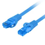 Lanberg S/FTP Cat.6a Καλώδιο Δικτύου Ethernet 1m Μπλε 1τμχ PCF6A-10CC-0100-B