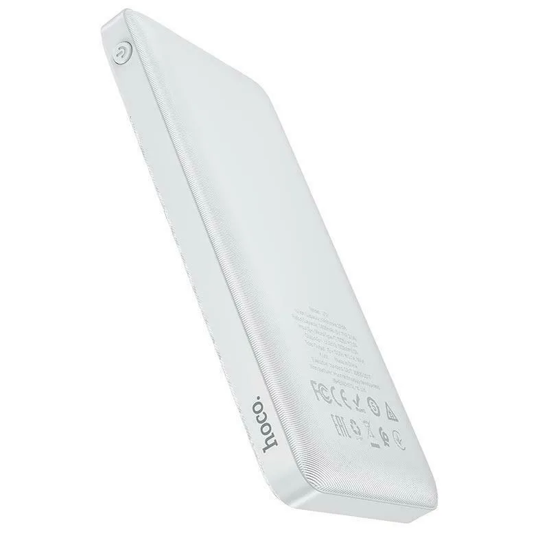 20220314153023_db2f2175 Hoco J72 Easy Τravel Power Bank 10000mAh 37W με 2 Θύρες USB-A και Θύρα USB-C Λευκό - Image 1