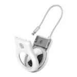 Belkin Wire Cable Θήκη Μπρελόκ Σιλικόνης για AirTag σε Λευκό χρώμα
