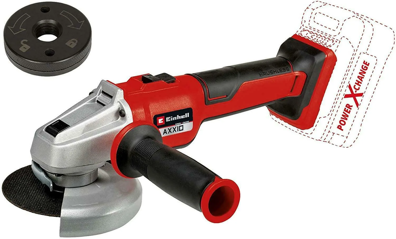 Einhell Axxio 18/125 Q Τροχός 125mm Μπαταρίας Brushless 18V Solo - Image 1