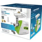 Esperanza EKM012G Μηχανή Άλεσης Κιμά 600W Πράσινη