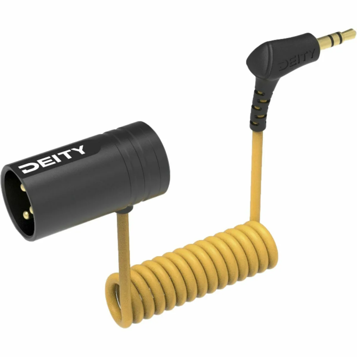 20220321110110_deity_cable_xlr_male_3_5mm_male_kitrino_0_3m_dy_v_link Deity Cable XLR male - 3.5mm male Κίτρινο 0.3m (DY-V-LINK) - Image 1
