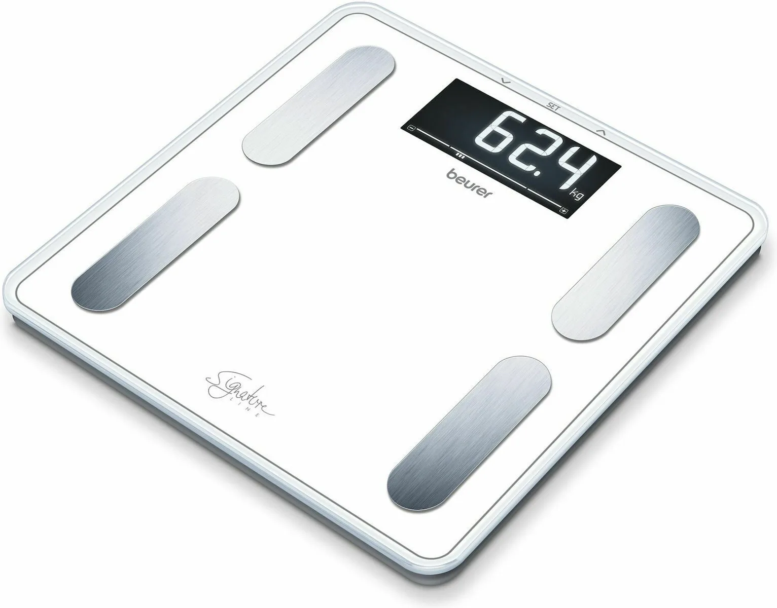 Beurer Ψηφιακή Ζυγαριά 200kg με Λιπομετρητή Λευκή 73575 - Image 1