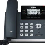 Yealink SIP-T42U Ενσύρματο Τηλέφωνο IP 12 γραμμών Μαύρο