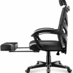 Huzaro Combat 5.0 Καρέκλα Gaming Δερματίνης με Υποπόδιο Μαύρη
