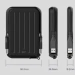 Silicon Power Armor A66 USB 3.2 Εξωτερικός HDD 1.0TB 2.5" Μαύρο/Μπλε