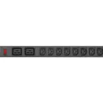 Lanberg Πολύπριζο Rack PDU-02I1908I-0200-C20-BK 1τμχ
