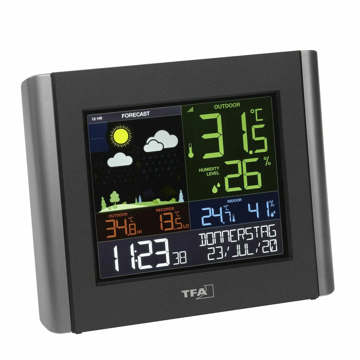 20220329135037_tfa_asyrmatos_meteorologikos_stathmos_35_8000_01 TFA View Meteo 35.8000.01 Ασύρματος Μετεωρολογικός Σταθμός Ψηφιακός Επίτοιχος / Επιτραπέζιος Μαύρος - Image 1