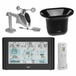 TFA Weather Pro 35.1161.01 Ασύρματος Μετεωρολογικός Σταθμός Ψηφιακός Επιτραπέζιος Μαύρος