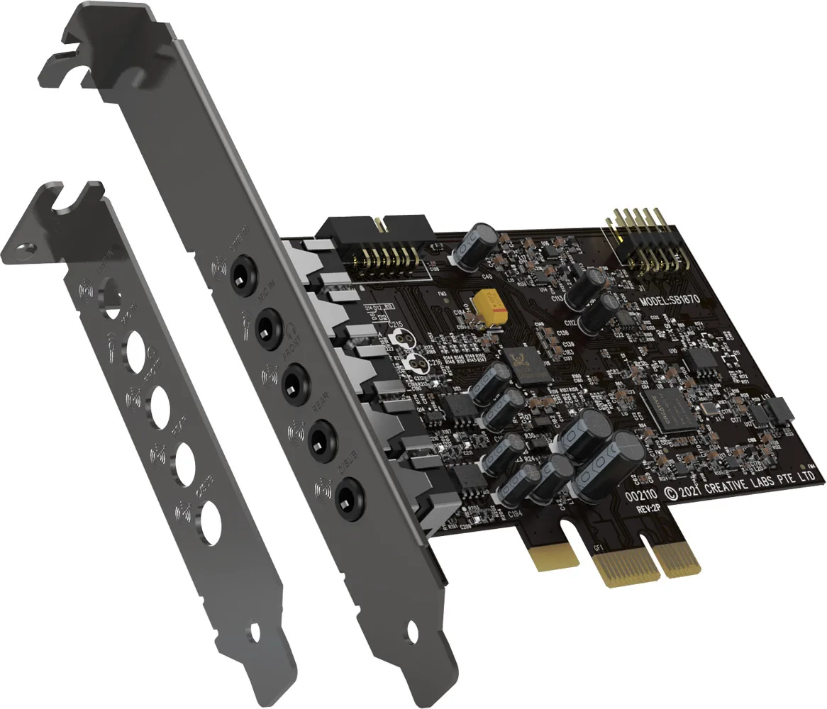 20220329141713_creative_sound_blaster_audigy_fx_v2_esoteriki_pci_express_karta_chou_5_1 Creative Sound Blaster Audigy Fx V2 Εσωτερική PCI Express Κάρτα Ήχου 5.1 - Image 1