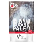VetExpert Raw Paleo Υγρή Τροφή για Ενήλικες Γάτες σε Φακελάκι με Μοσχάρι χωρίς Γλουτένη 100gr