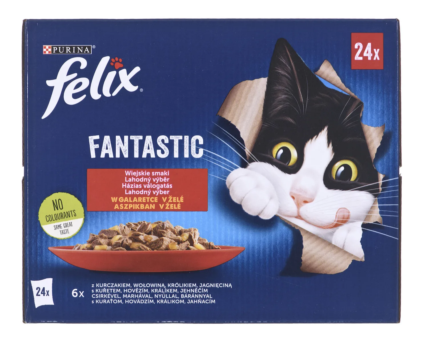 20220330095137_a180ef1f Felix Υγρή Τροφή για Ενήλικες Γάτες σε Φακελάκι 24x85gr - Image 1