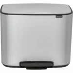 Brabantia Bo Κάδος Ανακύκλωσης με Πεντάλ Λευκός 34lt 121142