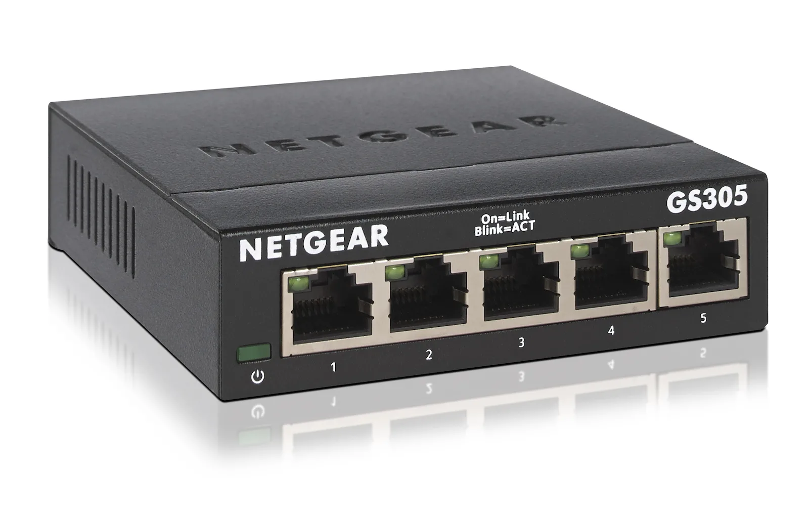 NetGear GS305 V2 Unmanaged L2 Switch με 5 Θύρες Gigabit (1Gbps) Ethernet - Image 1