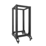 Lanberg Επιδαπέδια Καμπίνα Rack 22U 60x80cm Μαύρο OR01-6822-B