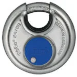 Abus Diskus Ατσάλινο Λουκέτο Δίσκος με Κλειδί 70mm Ασημί 24IB/70