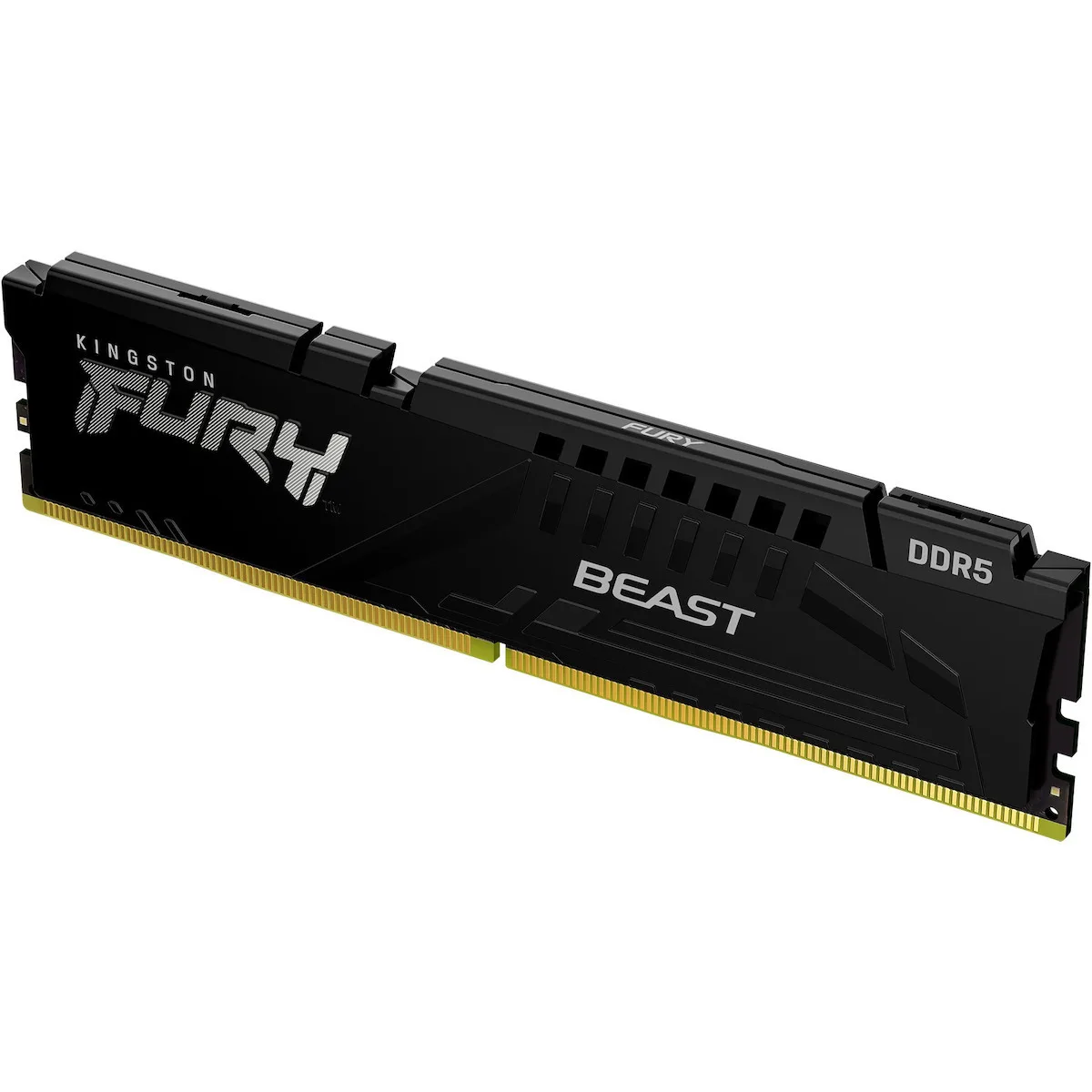 Kingston Fury Beast DDR5 με Module 1x16GB και Ταχύτητα 5200 για Desktop KF552C40BB-16 - Image 1