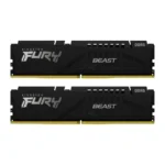 Kingston Fury Beast DDR5 16GB RAM με 2x8GB Modules και Ταχύτητα 5200 για Desktop KF552C40BBK2-16