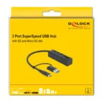 DeLock Card Reader Type-C για SD/microSD (63859)