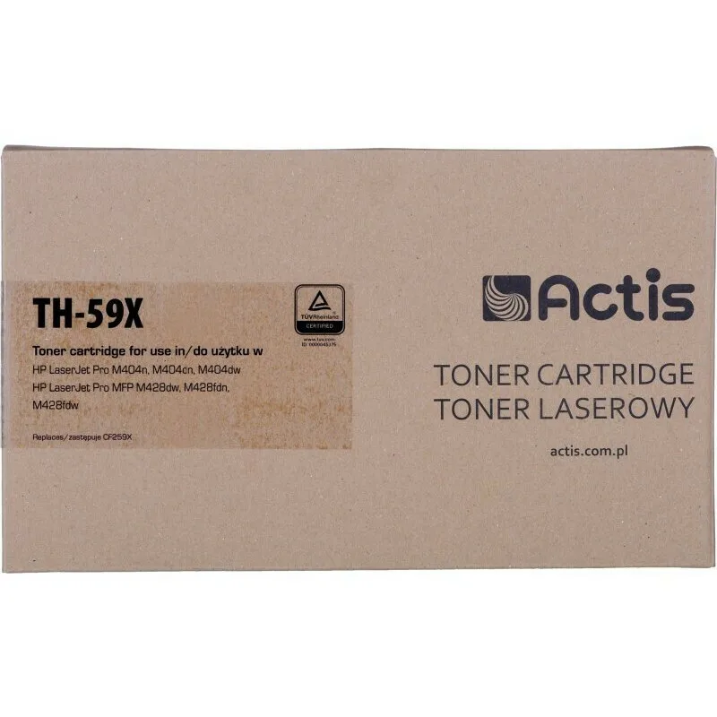 20220405145930_actis_symvato_toner_hp_59x_10000_selidon_mayro Actis Συμβατό Toner για Laser Εκτυπωτή HP 59X 10000 Σελίδων Μαύρο - Image 1
