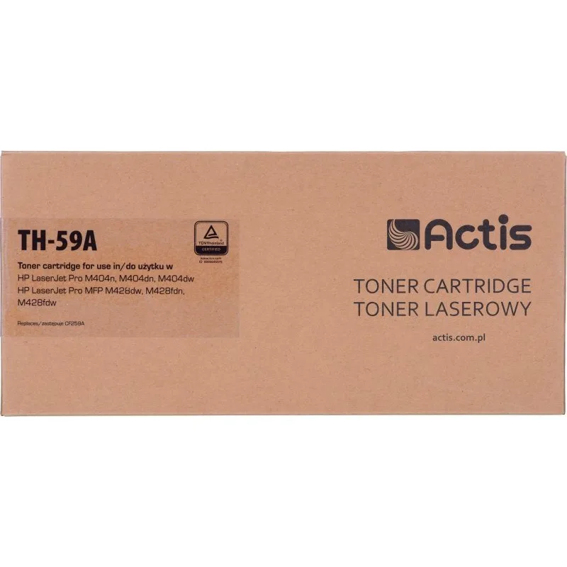 20220405150201_actis_symvato_toner_hp_59a_3000_selidon_mayro Actis Συμβατό Toner για Laser Εκτυπωτή HP 59A 3000 Σελίδων Μαύρο - Image 1