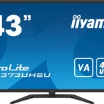 Iiyama Prolite X4373UHSU-B1 VA Monitor 43" 4K 3840x2160 με Χρόνο Απόκρισης 3ms GTG