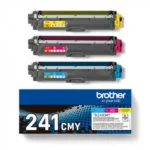 Brother TN-241CMY Γνήσιο Multipack Toner Laser Εκτυπωτή Κίτρινο/Κυανό/Ματζέντα 3τμχ TN-241CMY