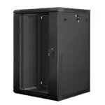 Lanberg Επιτοίχια Καμπίνα Rack 18U 60x60x90.7cm Μαύρο WF01-6618-10B