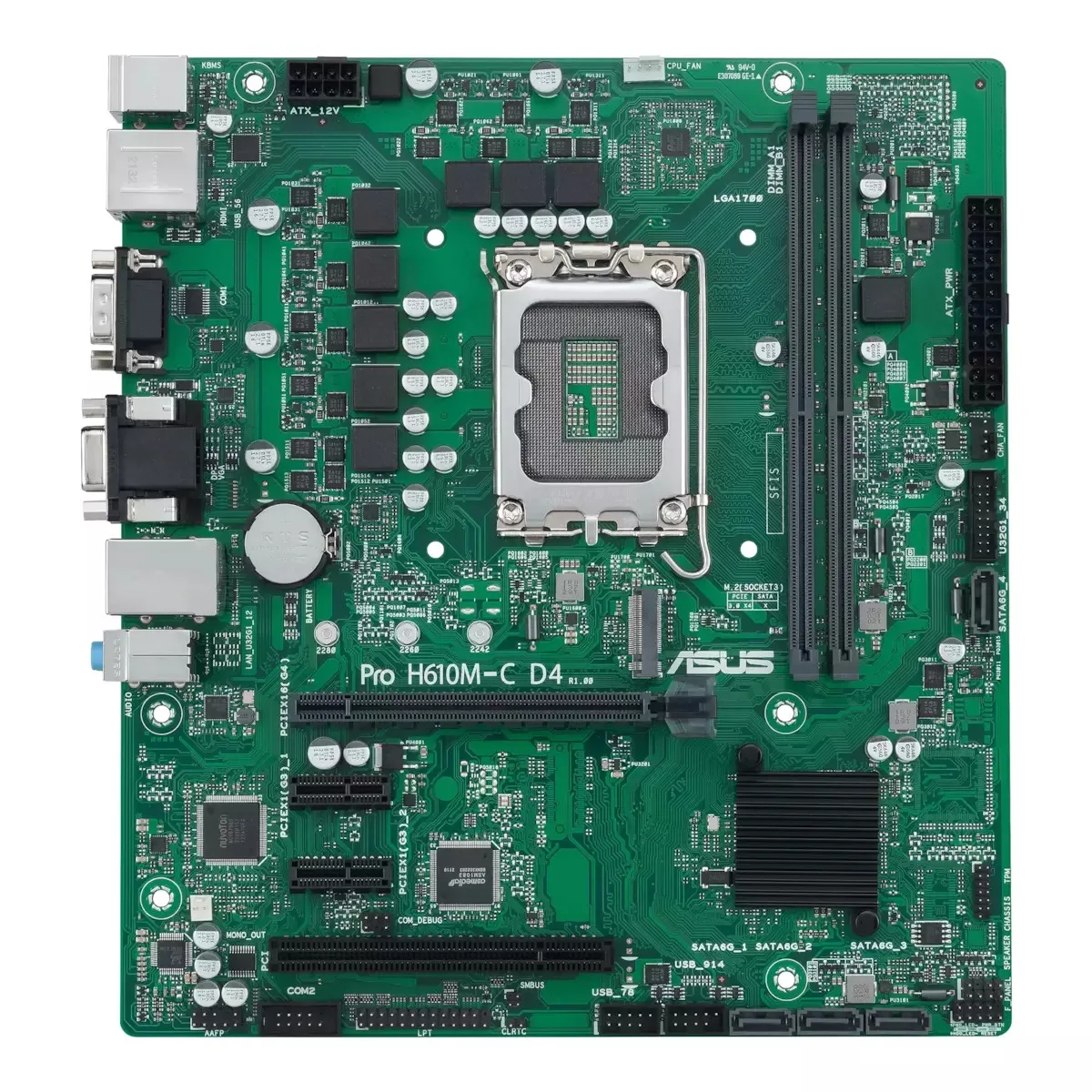 20220407113739_asus_pro_h610m_c_d4_csm_motherboard_micro_atx_me_intel_1700_socket Asus Pro H610M-C D4-CSM Motherboard Micro ATX με Intel 1700 Socket 90MB1A30-M0EAYC - Image 1