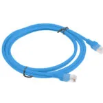 Lanberg U/UTP Cat.6 Καλώδιο Δικτύου Ethernet 2m Μπλε 1τμχ PCU6-10CC-0200-B