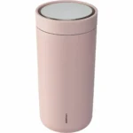 Stelton To Go Click Thermal Ποτήρι Θερμός Ανοξείδωτο 400ml Soft Rose 685-36