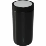Stelton To Go Click Thermal Ποτήρι Θερμός Ανοξείδωτο 200ml Black Metallic 675-16