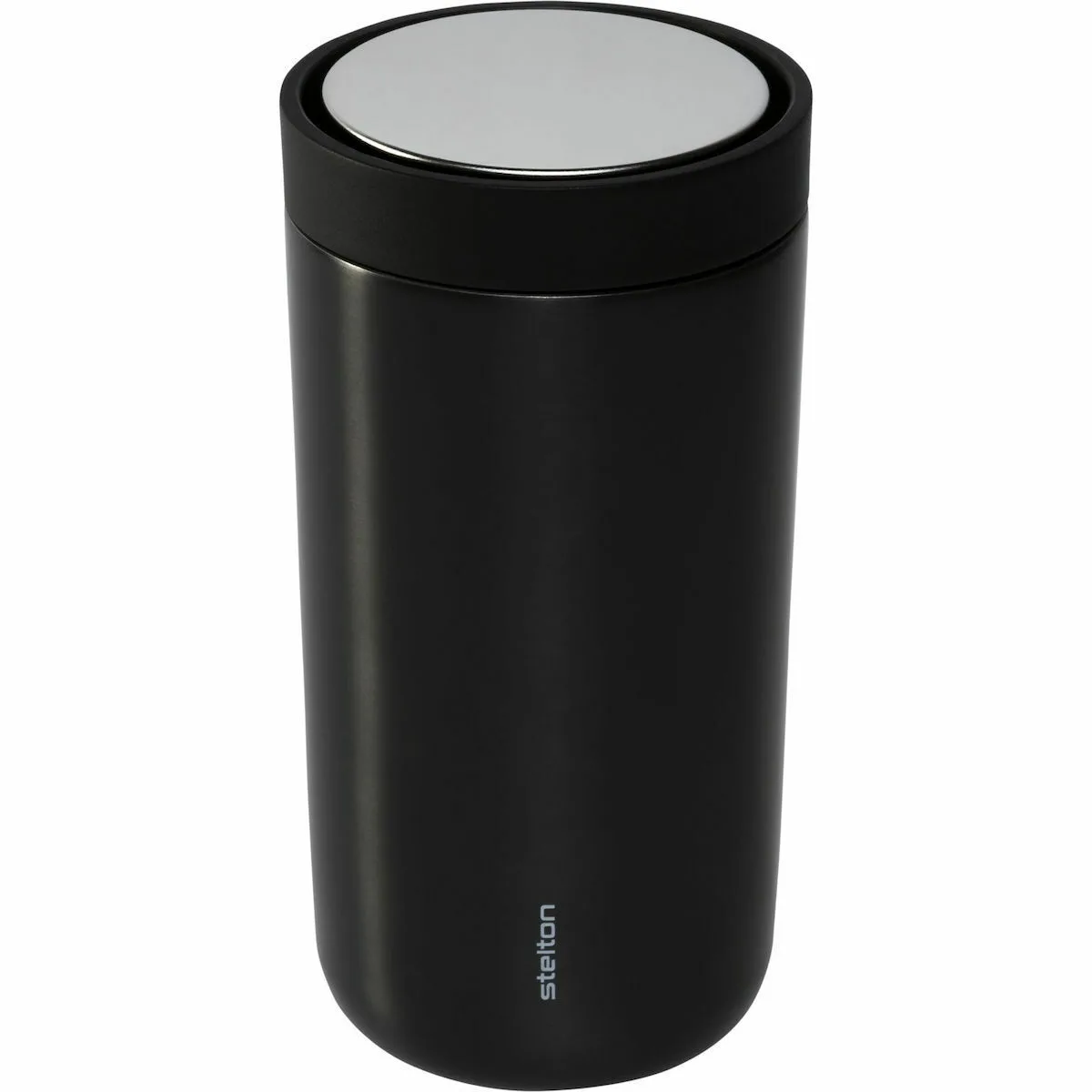 Stelton To Go Click Thermal Ποτήρι Θερμός Ανοξείδωτο 200ml Black Metallic 675-16 - Image 1