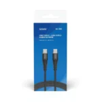 Savio USB 2.0 Cable USB-C male - USB-C 100W Μαύρο 2m (CL-160)