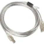 Lanberg USB 2.0 Cable USB-A male - USB-B male 3m (CA-USBA-12CC-0030-TR)
