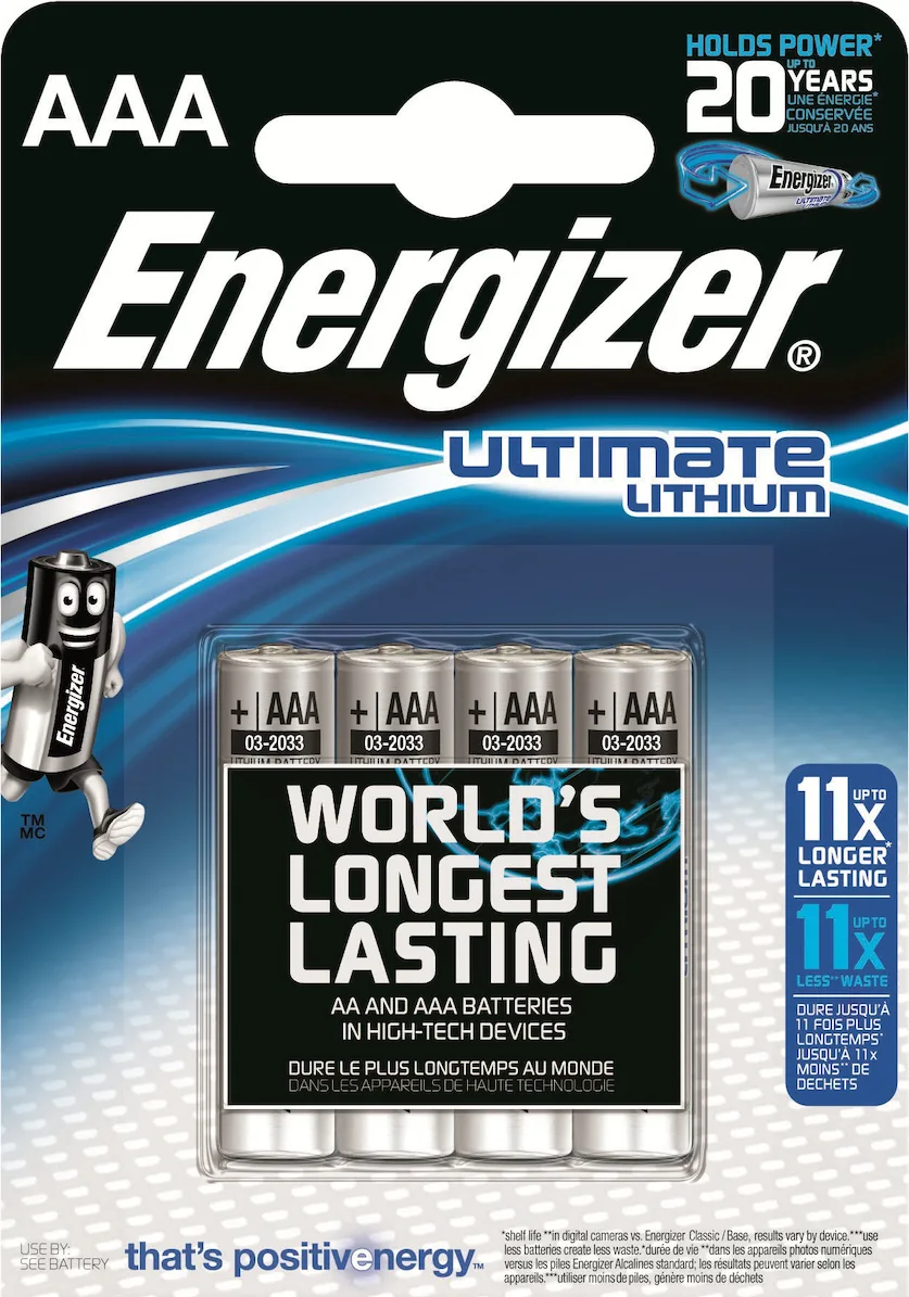 20220412094530_5c7cda32 Energizer Ultimate Μπαταρίες Λιθίου AAA 1.5V 4τμχ - Image 1