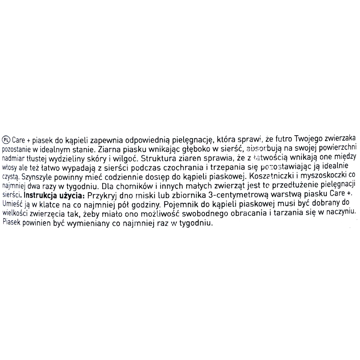 20220412165407_0047f30a Beaphar Care+ Άμμος για Κλουβί Τρωκτικών 1.3kg - Image 1
