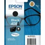 Epson 408L Γνήσιο Μελάνι Εκτυπωτή InkJet Μαύρο (C13T09K14010)