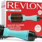 Revlon Hair Dryer Curler Κεραμική Ηλεκτρική Βούρτσα με Αέρα για Ίσιωμα 1100W RVDR5222MUK