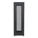 Lanberg Επιδαπέδια Καμπίνα Rack 42U 80x100x204.75cm Μαύρο FF01-8042-23B