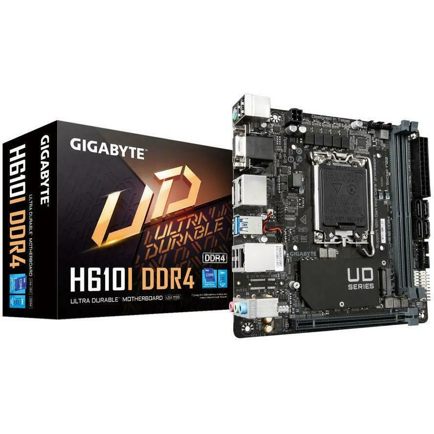 Gigabyte H610I DDR4 rev. 1.0 Motherboard Mini ITX με Intel 1700 Socket - Image 1