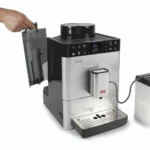 Melitta F53/1-101 Caffeo Passione OT Αυτόματη Μηχανή Espresso 1450W Πίεσης 15bar για Cappuccino με Μύλο Άλεσης Ασημί