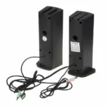 Audiocore AC955 Ηχεία Υπολογιστή 2.0 με RGB Φωτισμό και Ισχύ 3W Μαύρα