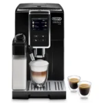 De'Longhi Dinamica Plus Αυτόματη Μηχανή Espresso 1450W Πίεσης 19bar για Cappuccino με Μύλο Άλεσης Μαύρη