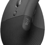 Logitech Lift Ασύρματο Εργονομικό Vertical Ποντίκι για Αριστερόχειρες Μαύρο