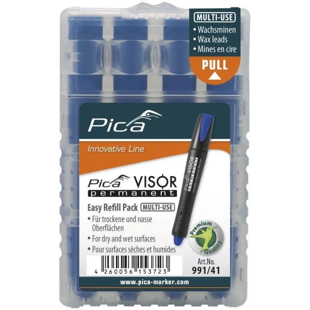 20220503132747_pica_visor_antallaktiko_melani_gia_markadoro_se_mple_chroma_4tmch_991_41 Pica Visor Ανταλλακτικό Μελάνι για Μαρκαδόρο σε Μπλε χρώμα 4τμχ 991/41 - Image 1